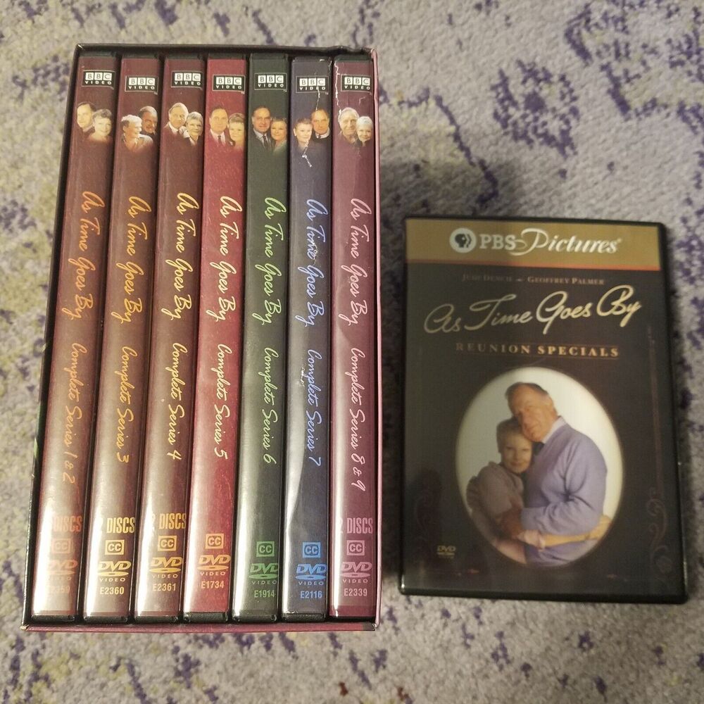As Time Goes By Complete Series Box Set 1-9 Plus Reunion Specials BBC DVD Lot